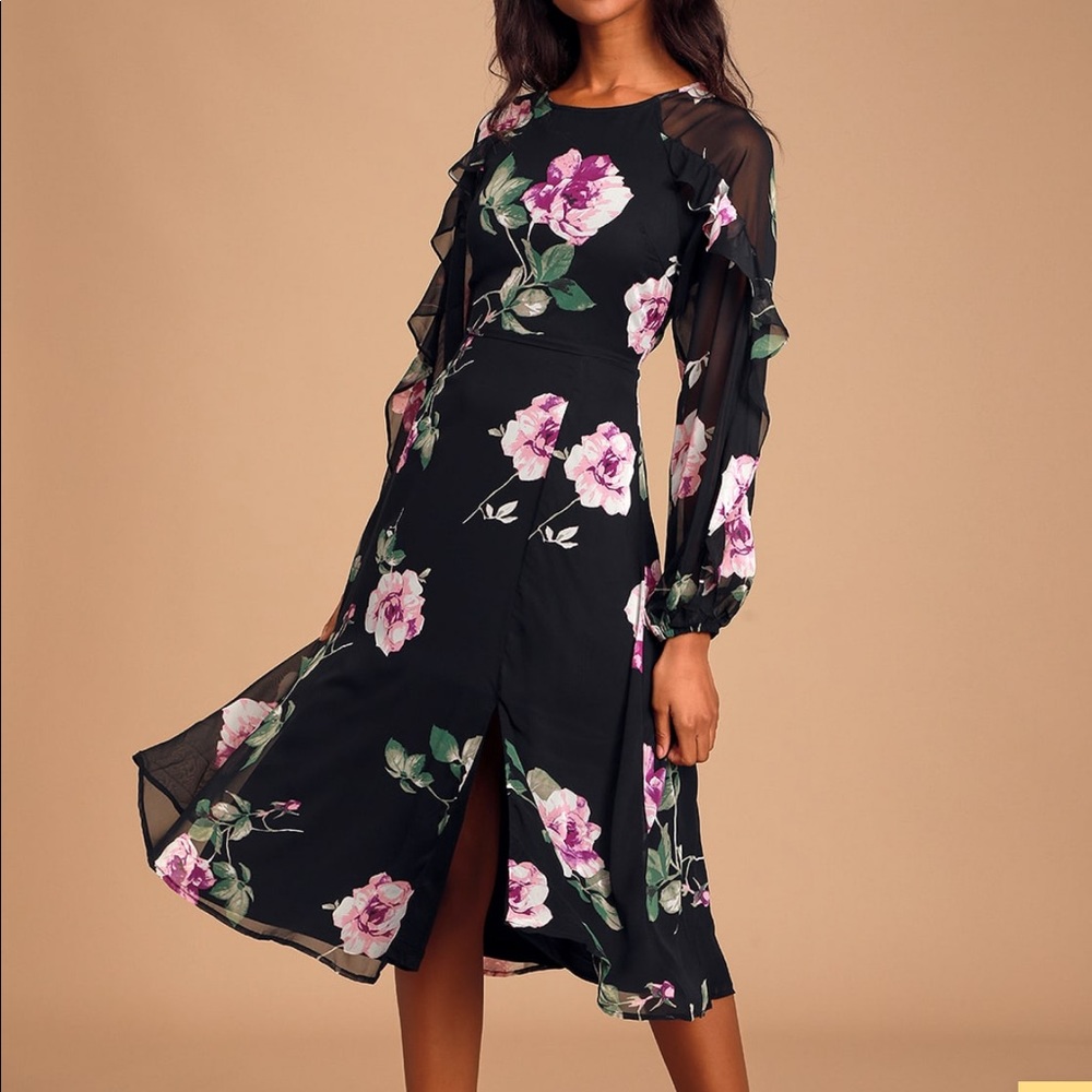 Lulus Floral Dress